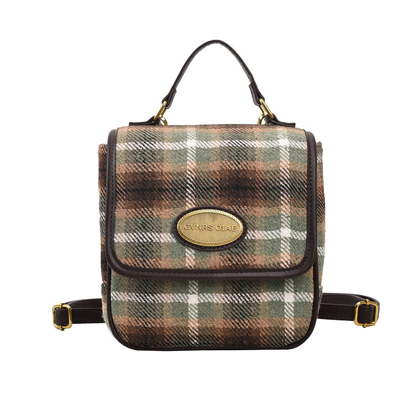 Wholesale Fabric Plaid Backpacks